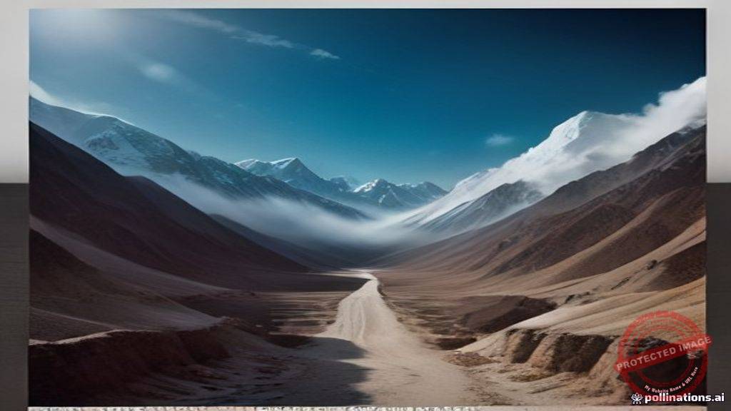 Create a cinematic, ultra-realistic featured image for a professional blog article. TOPIC: history of ladakh BLOG TITLE: The High-Altitude History of Ladakh: From Silk Road Hub to Border Frontier VISU